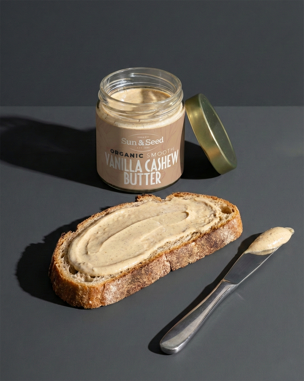 Organic Raw Cashew & Vanilla Butter 200gr