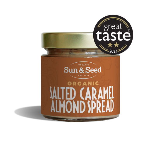 Organic Salted Caramel Almond Spread 200g LIMITED EDITION!