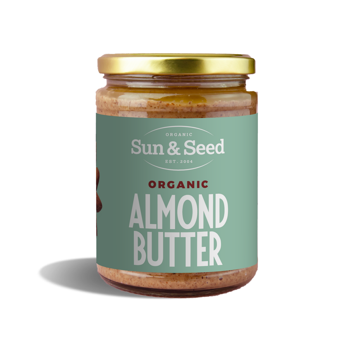 Organic Toasted Almond Butter 500g – Sun & Seed