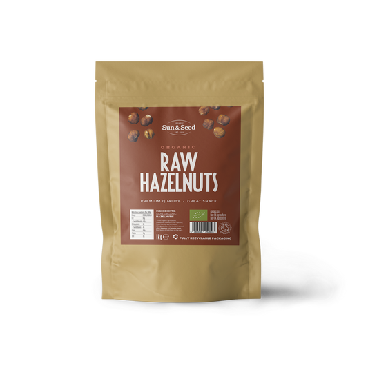 Organic Raw Hazelnuts 1kg