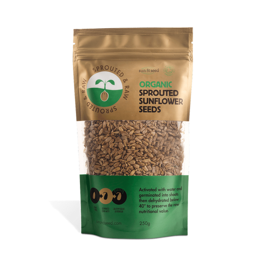 Sprouted & Raw Organic Sunflower Seeds 250g