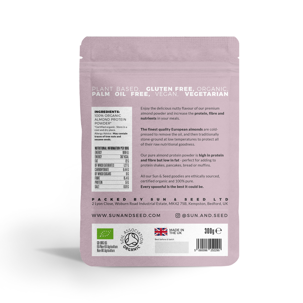 Organic Premium Almond Protein Powder 300g