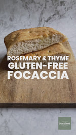 Load and play video in Gallery viewer, Gluten Free Focaccia Mix - Rosemary &amp; Thyme
